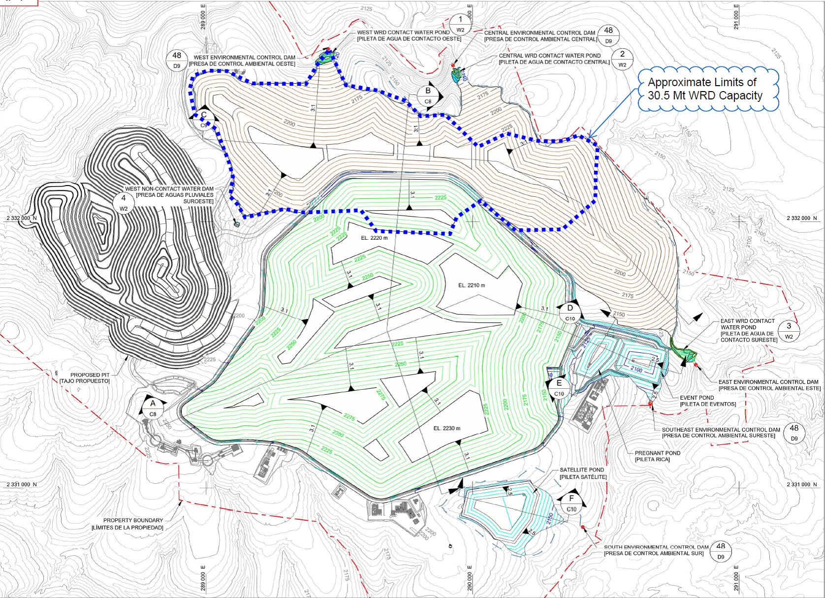 Figure 3 - Planned Cerro del Gallo Site Layout