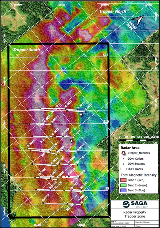 Figure 1: Trapper South map outlining location of the initial 2026 focus
