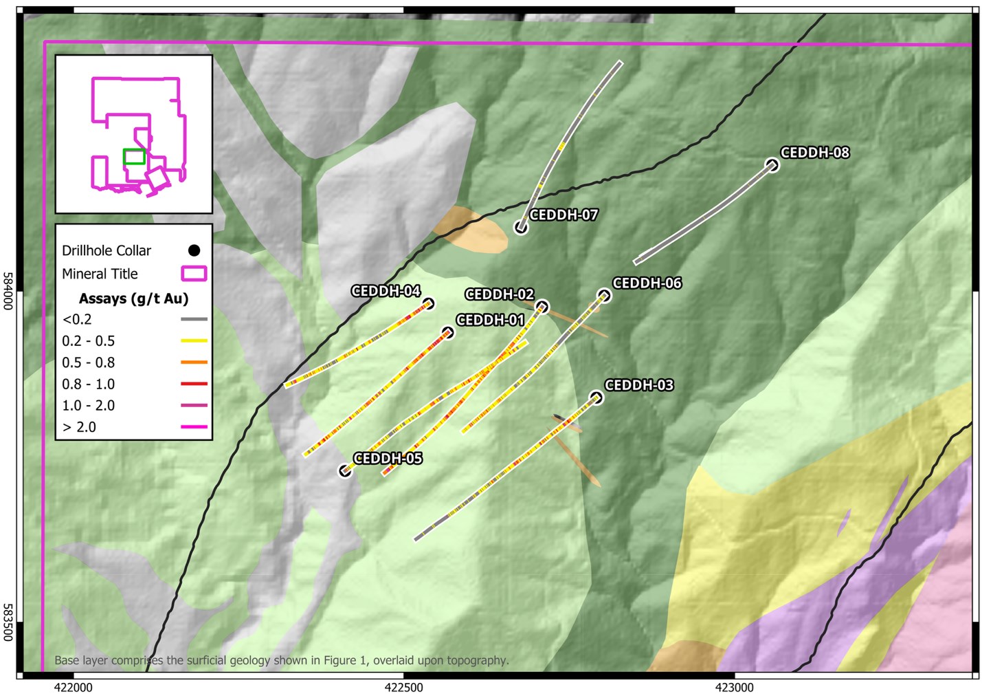 Figure 2: Ceibal Target Area Plan Map
