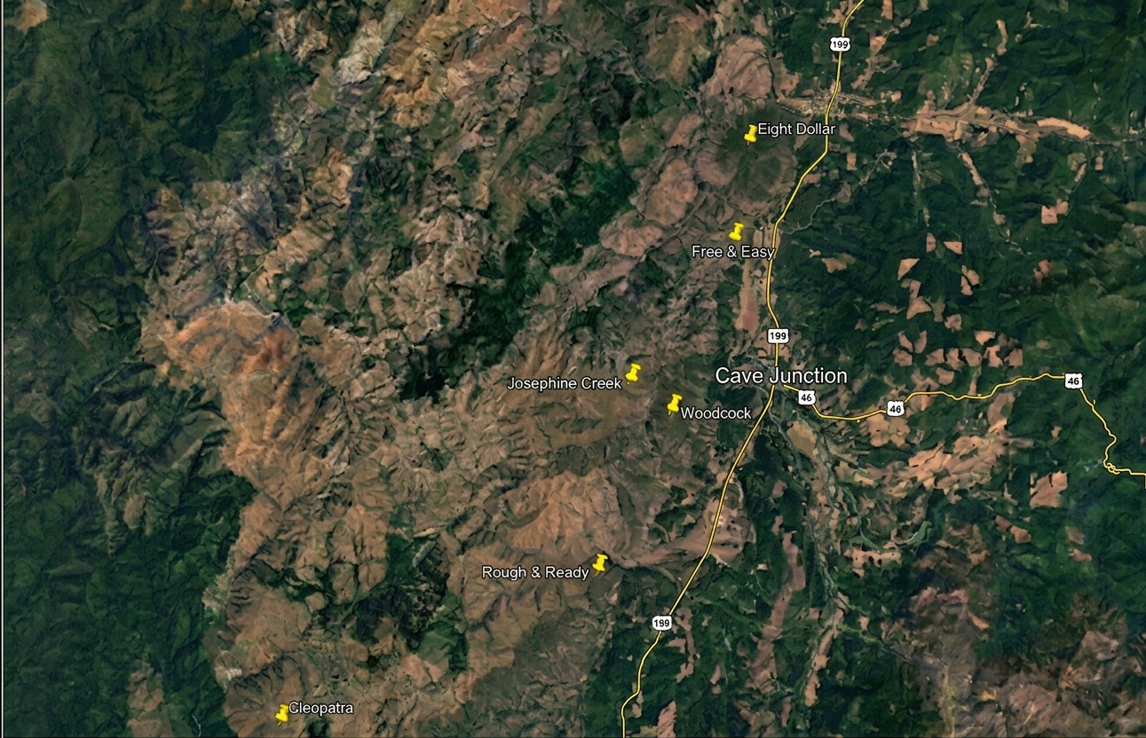 Homeland Nickel Project Locations Map