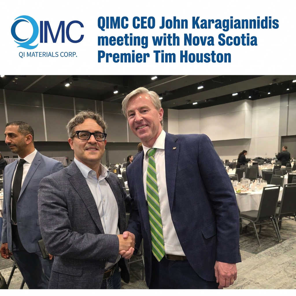 QIMC CEO with Nova Scotia Premier
