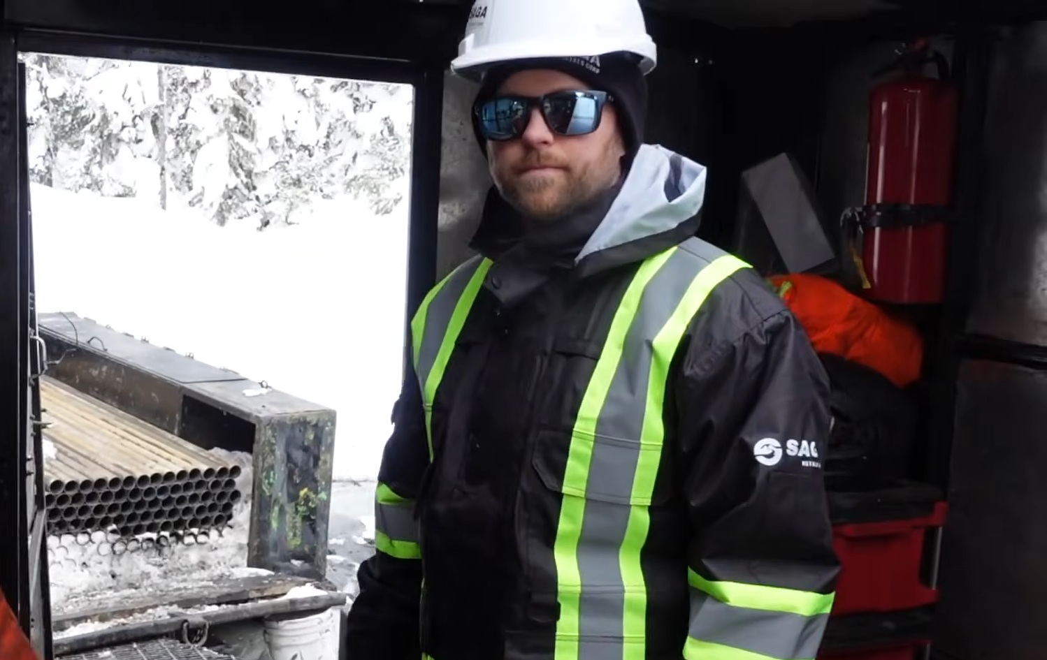 Saga Metals drilling