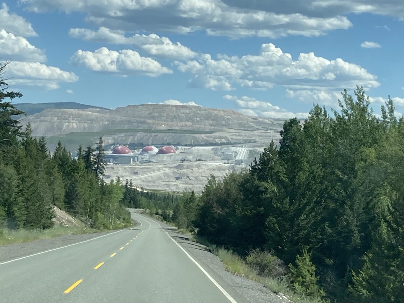 Highland Valley Copper camp
