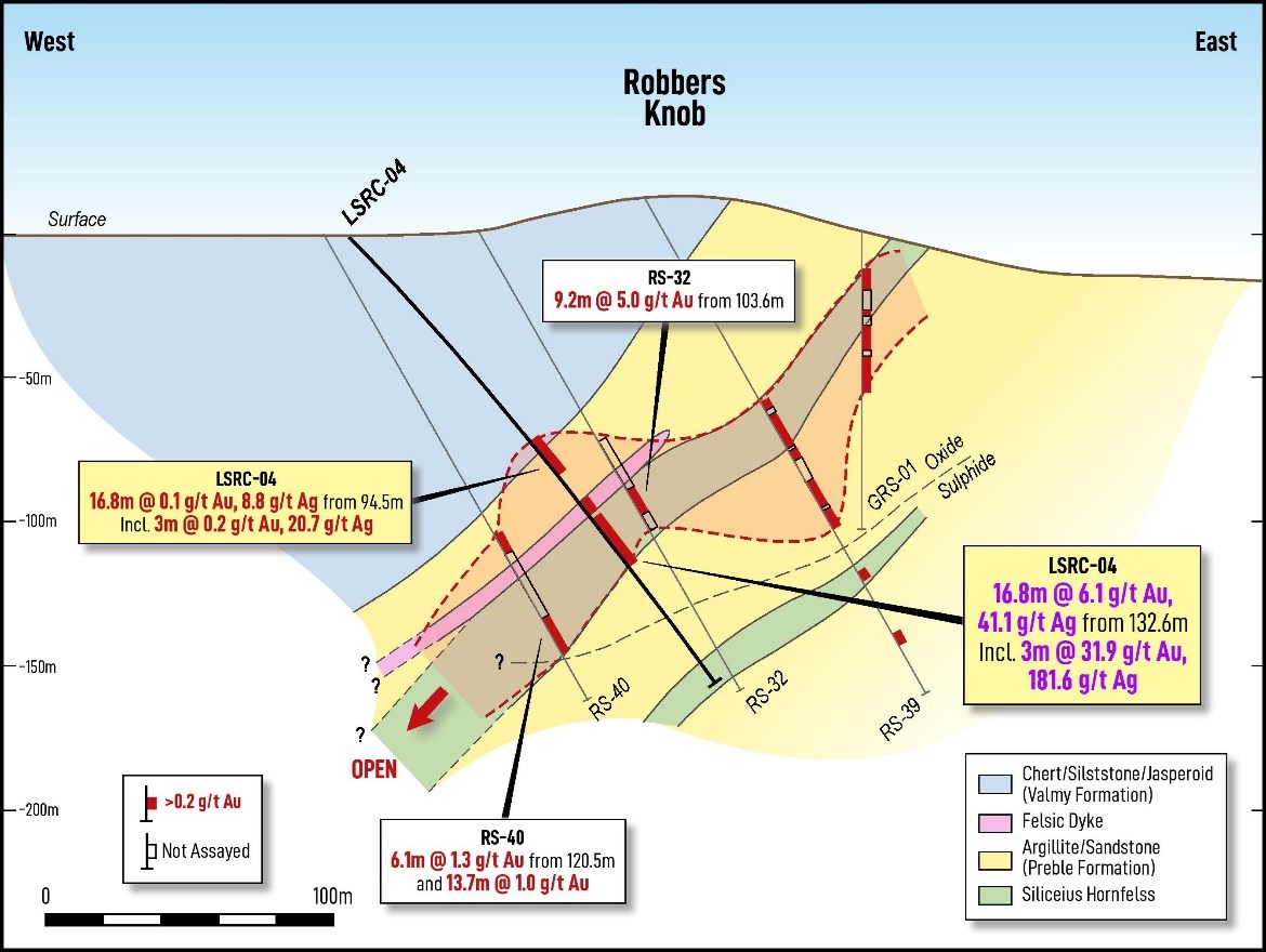 Lodestar Metals high-grade gold and silver intercept